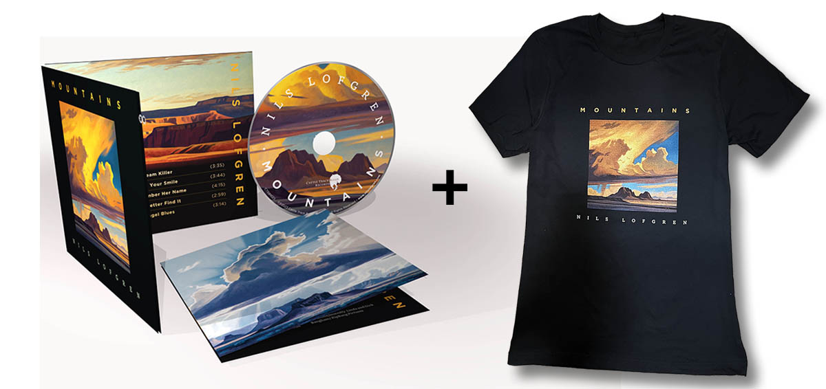 Mountains T-shirt CD Combo